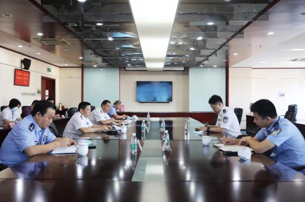 北京保安協會領導到振遠護衛中心調研指導工作